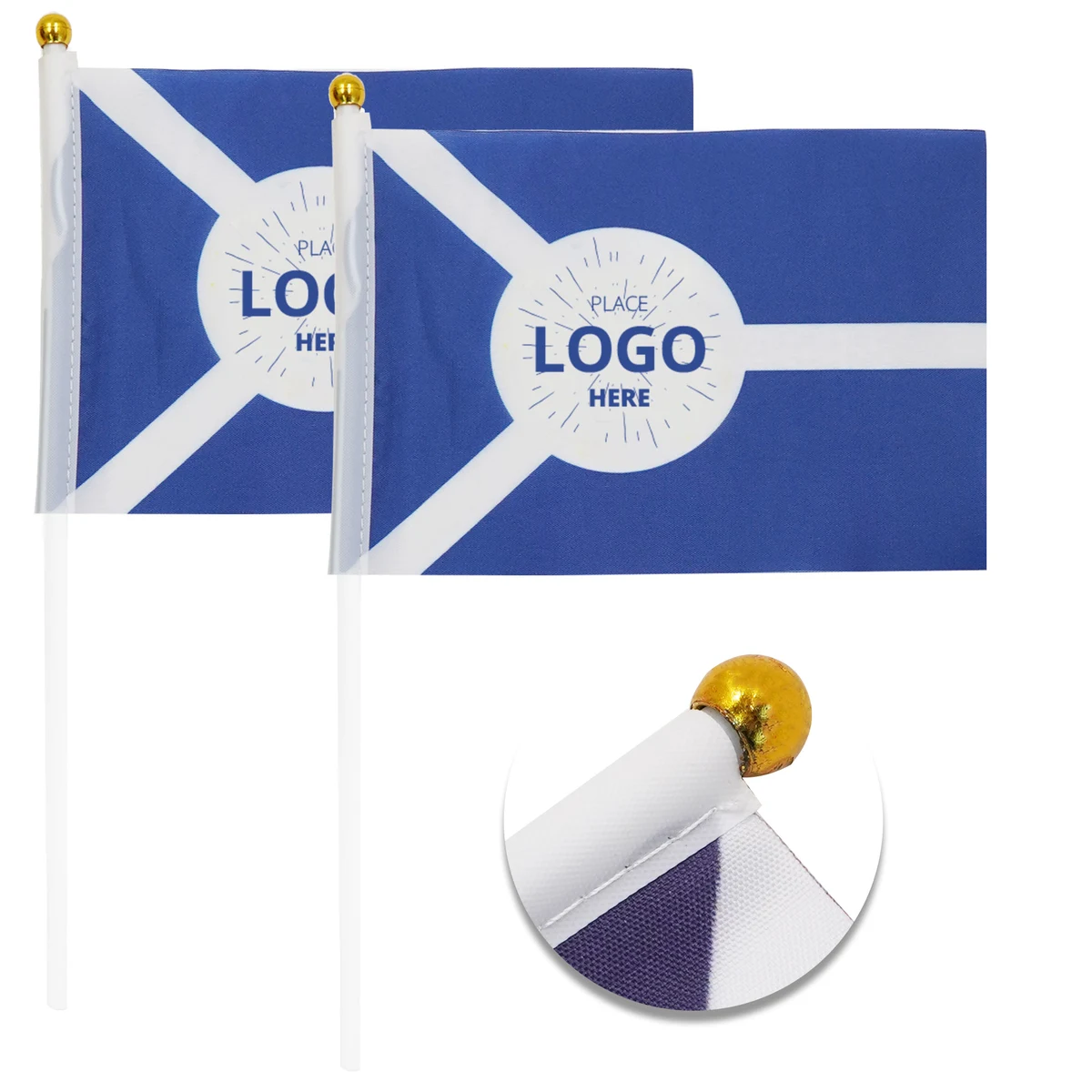 4" ?? 6" Handheld Custom Flag 1