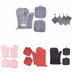 4 Pieces Oven Mitts Set For Cooking