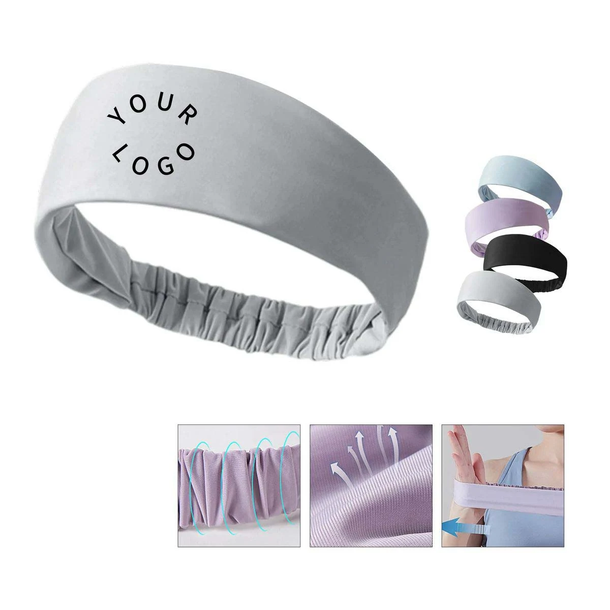 Durable Sports Headband with Sweat Absorption 1