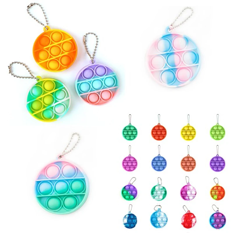 Custom Push Popping Bubble Keychain 1