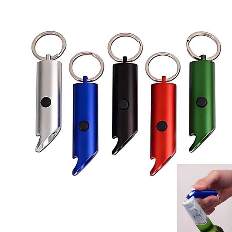 Aluminum LED Flashlight Opener W/ Keychain 1