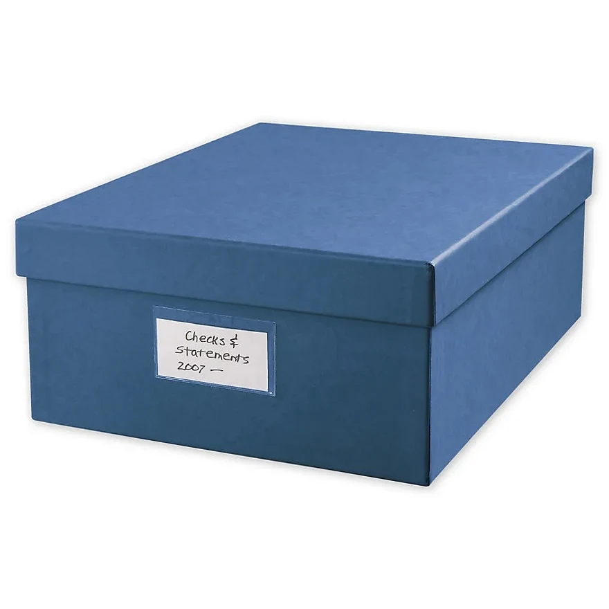 Storage Boxes, Large, for Cancelled Check 1