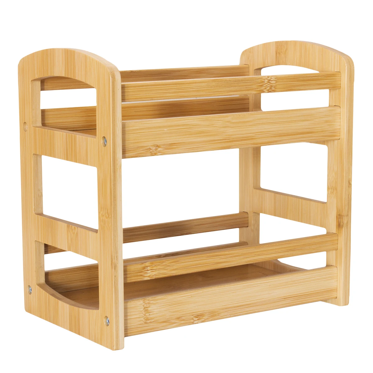 Bamboo 2-Tier Spice Caddy 1