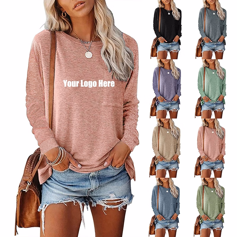 Women Casual Loose Long Sleeve Shirts
