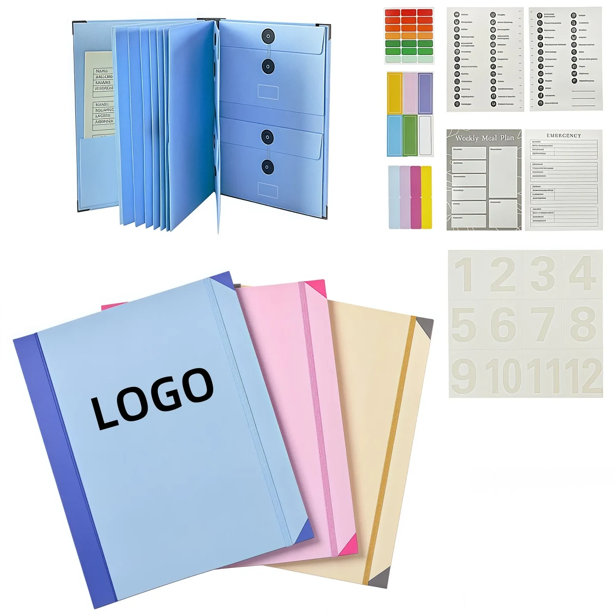 Expandable File Folder Paper Organizer Document Holder 1