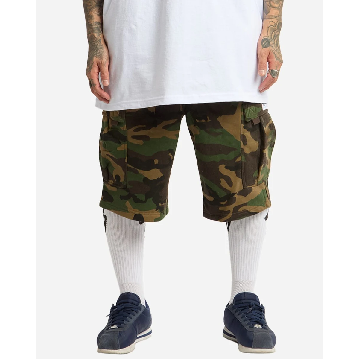 Unisex Fleece Cargo Shorts - SHFCS 1