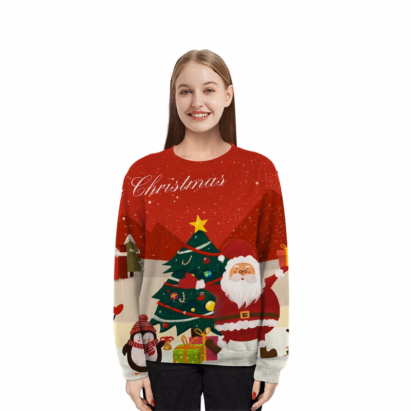 Custom Fully Sublimated Crew Neck Sweatshirts