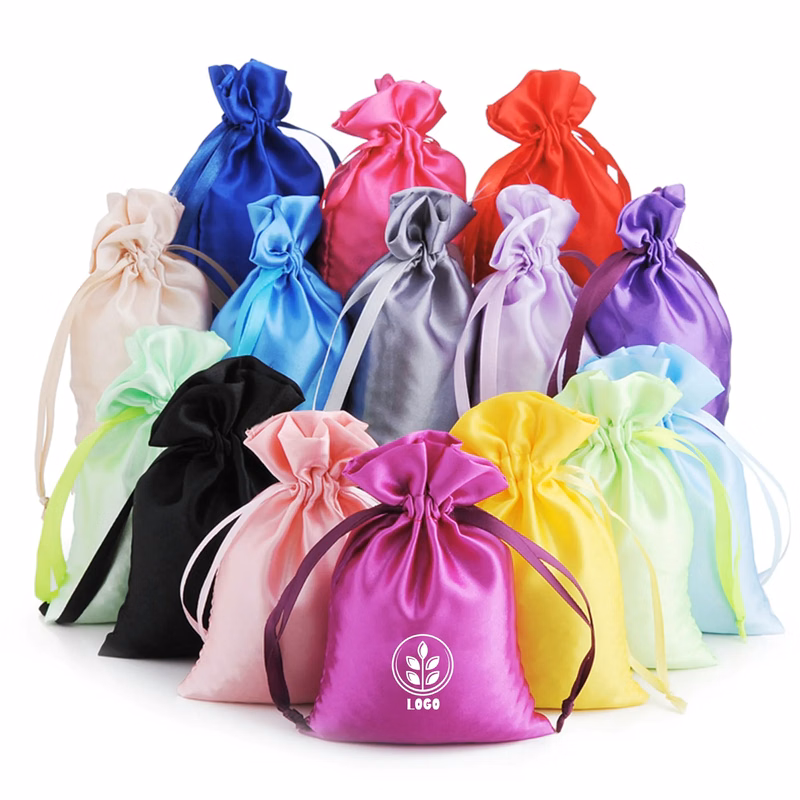 4" x 6" Satin Drawstring Jewelry Pouch