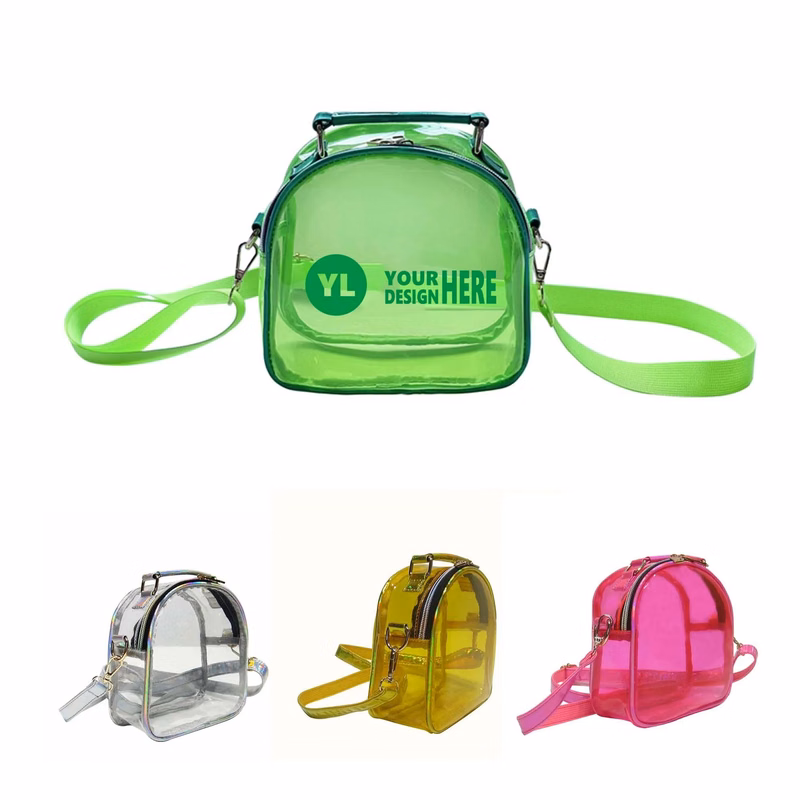 MOQ20 Laser Jelly Clear Sling Bag