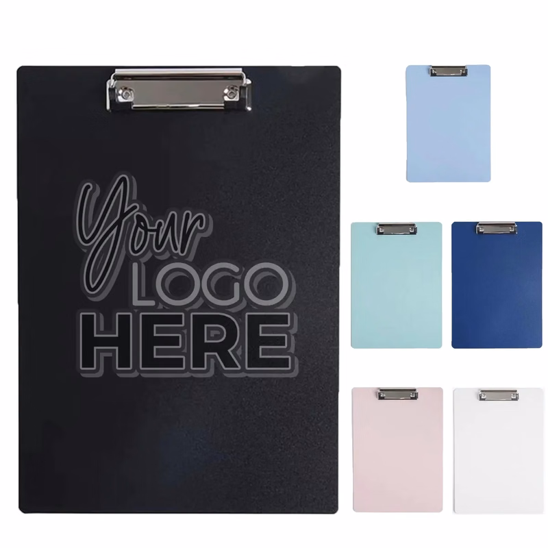 Plastic Large Clipboards with Low Profile Metal Clip