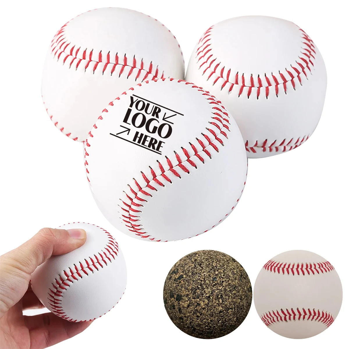Wooden Core Baseball 1