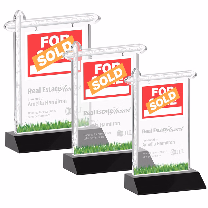 Real Estate Award - Black