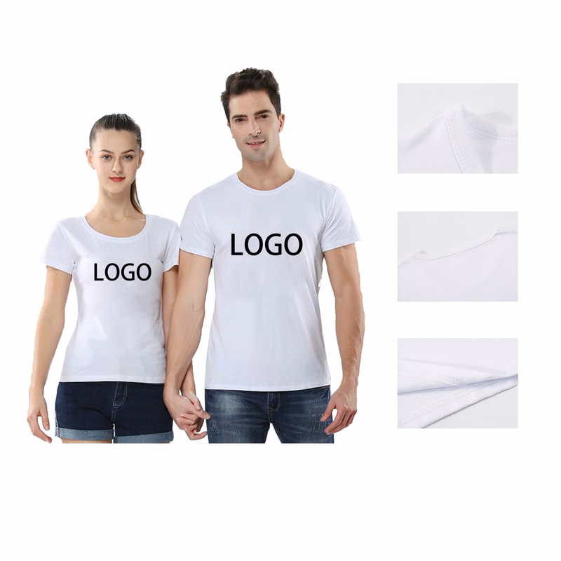 High quality combed cotton Short sleeve round neck T-shirt