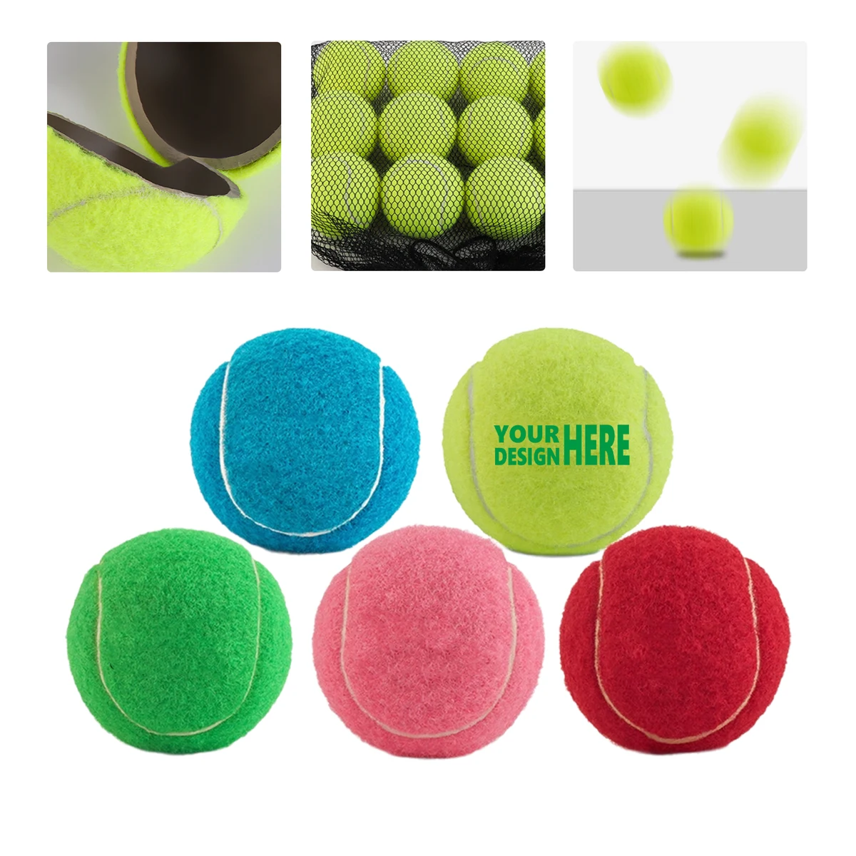 MOQ 50 Durable High Bounce Tennis Ball for Pet Dog Chewing and Training 1