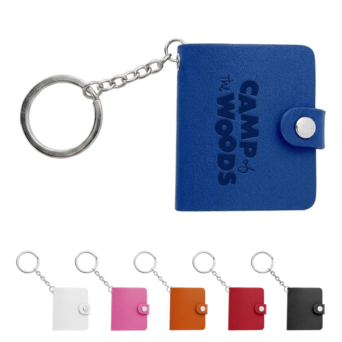 Leather Mini Photo Album Keychain 1