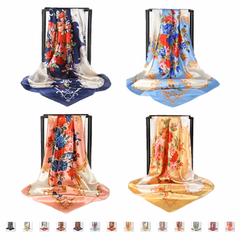 Women's Square Silk Scarves