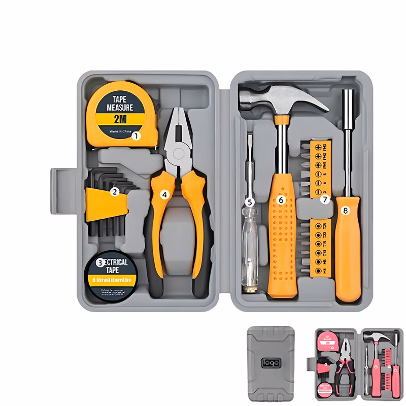 8 Pcs Home Tool Kit Complete Repair Maintenance Set