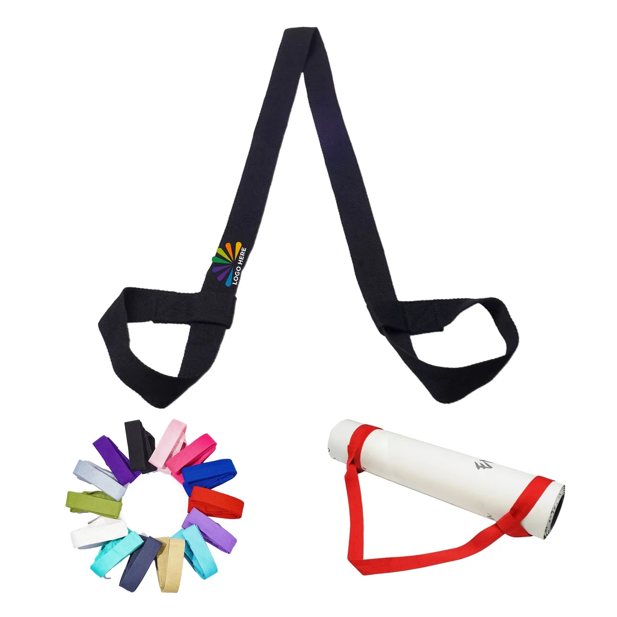 Portable Multi-Purpose Outdoor Yoga Mat Carrier Strap 1
