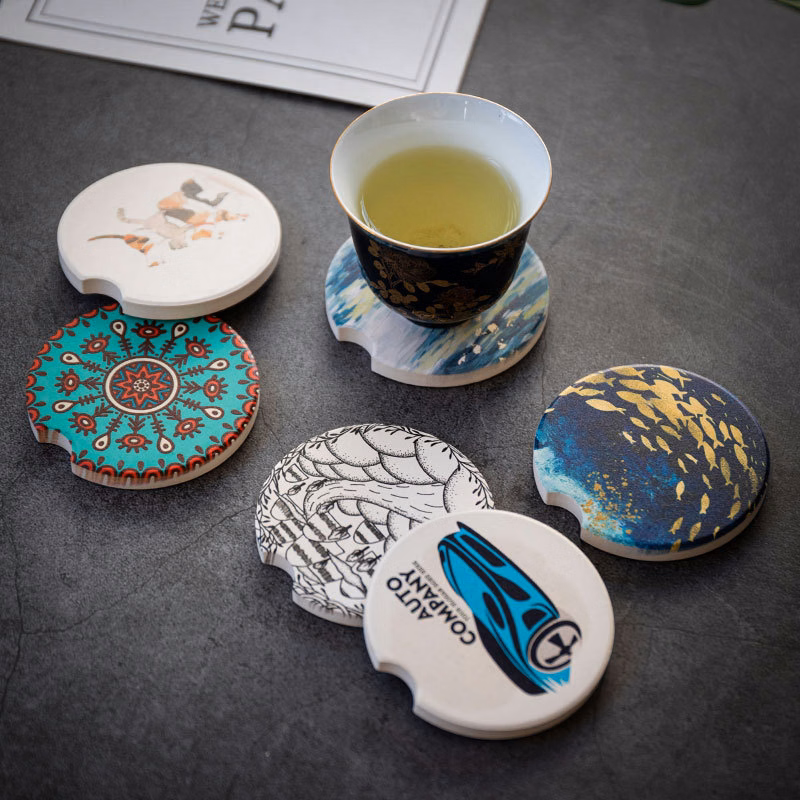 Ceramic Car Coasters