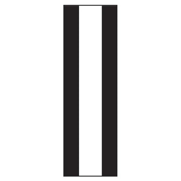 Message Flag - 6' x 22" Tower (3) Vertical Stripes 1