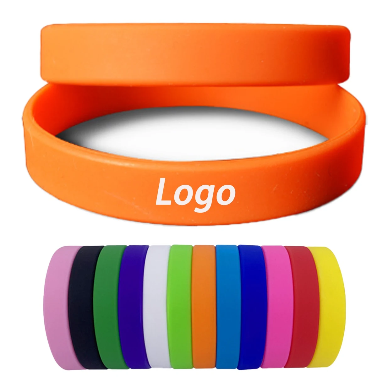 Color Separation Silicone Bracelet 1