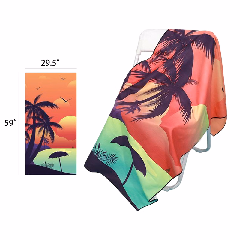 Microfiber Thin Lightweight Beach Towel Sand Free