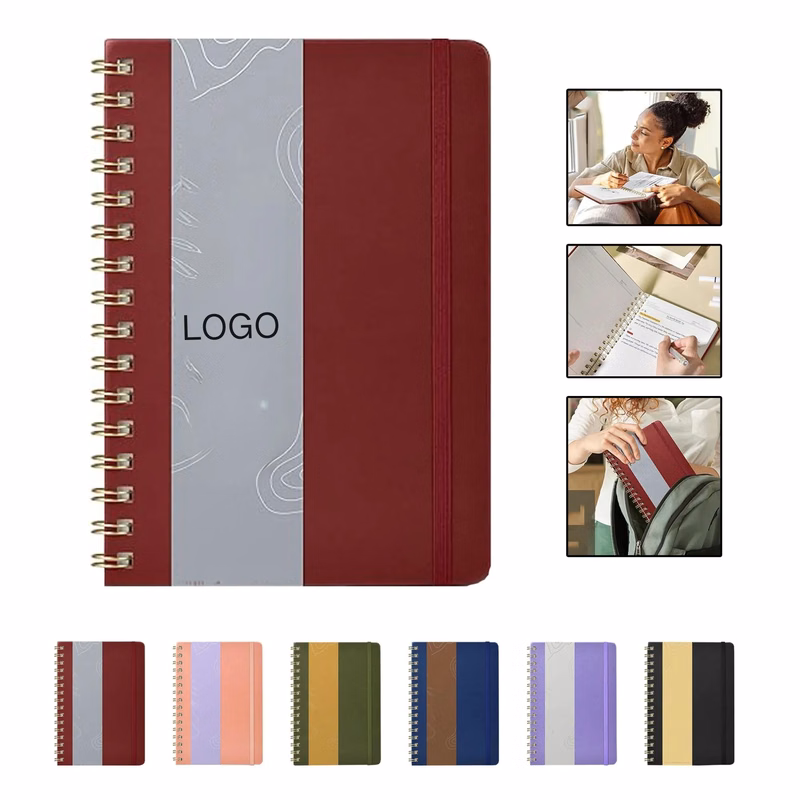 150 Pages Spiral Bound Notebook for Writing 8.78" x 5.75" x