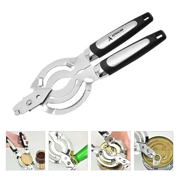 Custom Stainless Steel Jar Opener with Ergonomic Grip — Kitchen Tool for Easy Opening 1