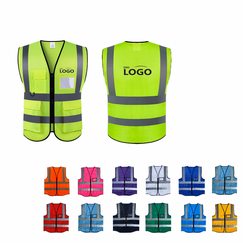 Reflective Multi-Pocket Safety Vest