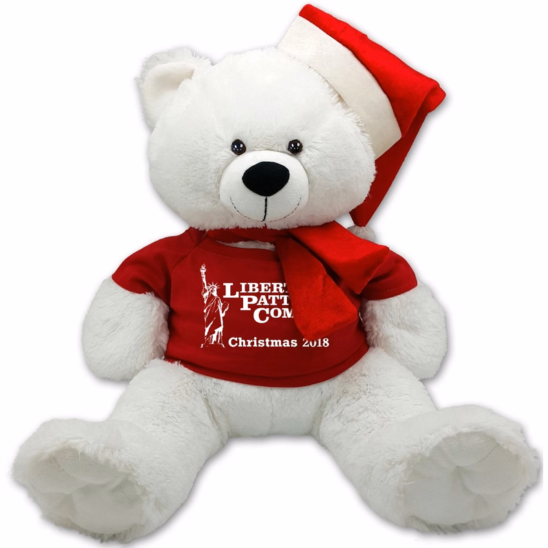 EQP 96+ Christmas 20" Large White Bear