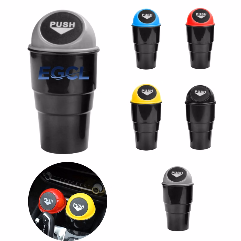 Mini car trash can round
