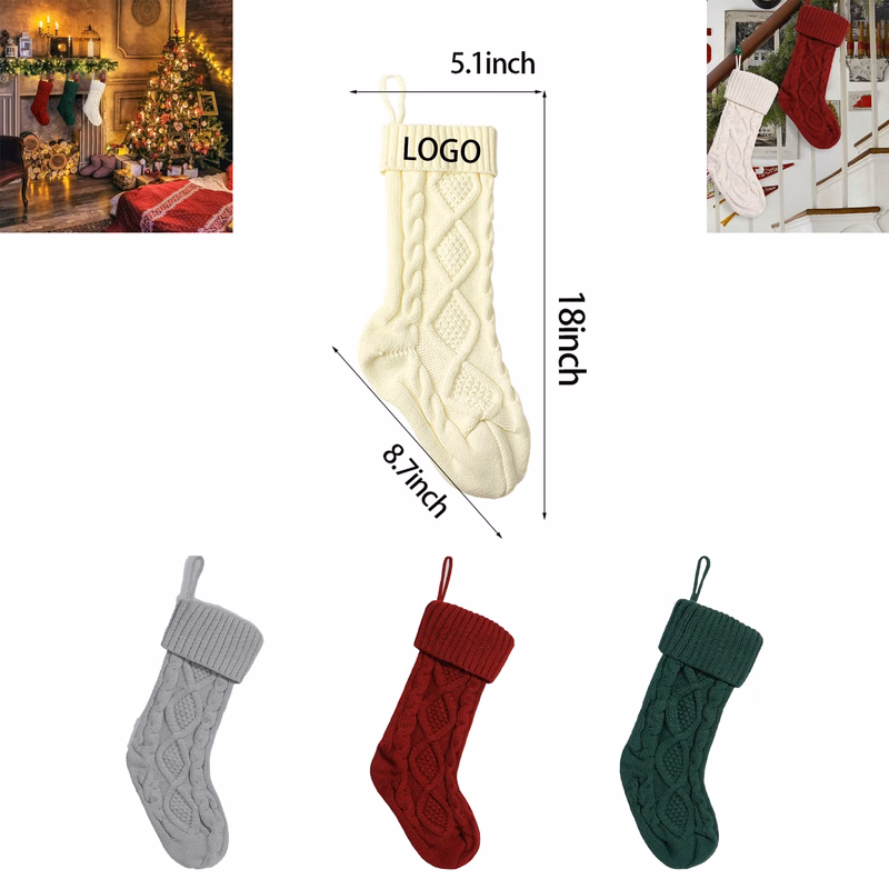Tree Knitted Hanging Candy Pouch