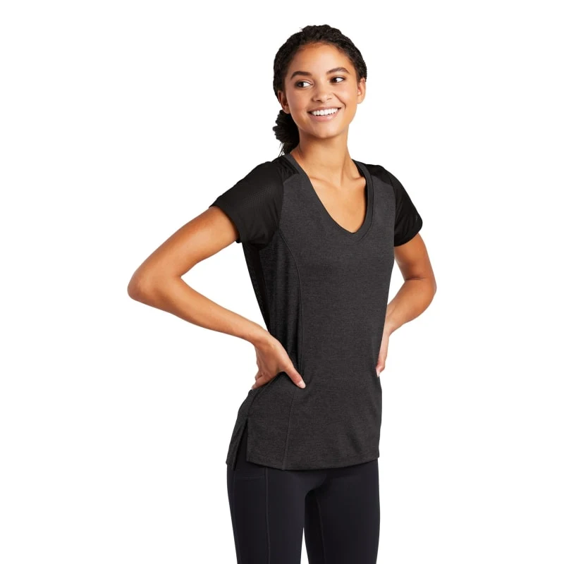 Sport-Tek Women's Endeavor Tee. 1