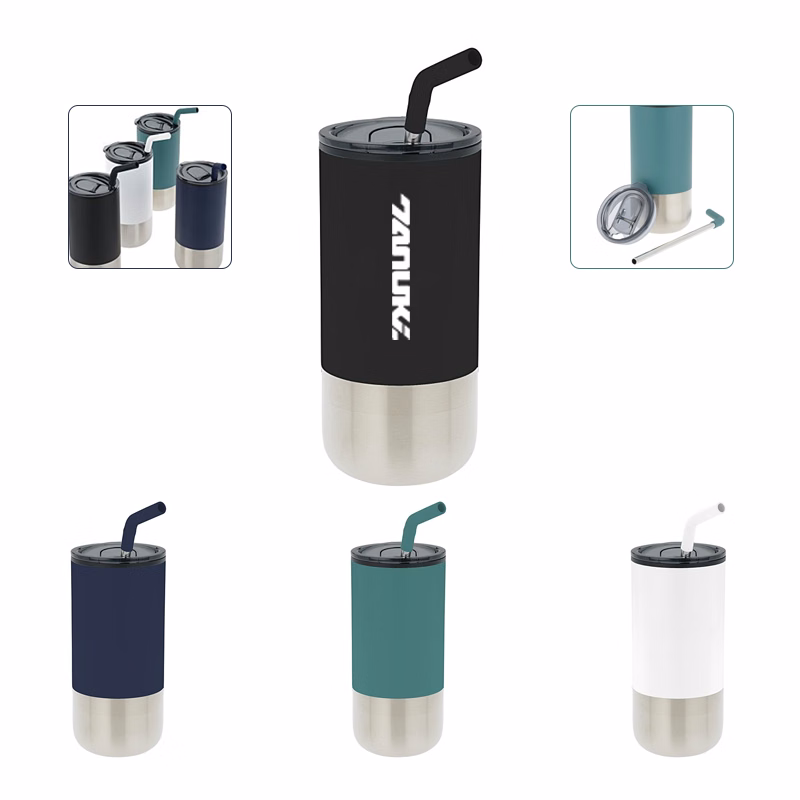 Tumbler with Stainless Straw - 16 oz