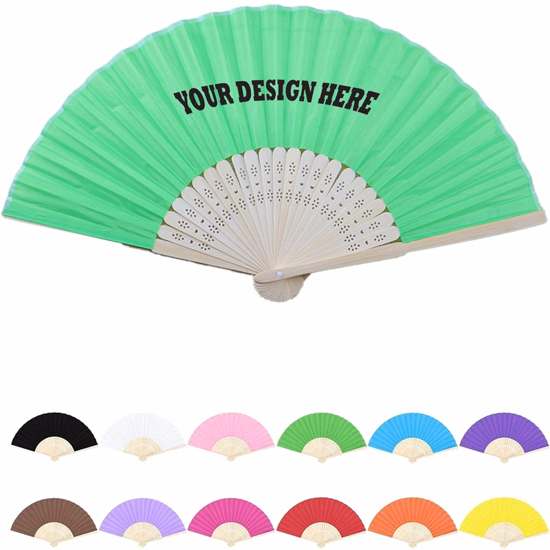 Personalized Bamboo Foldable Fan