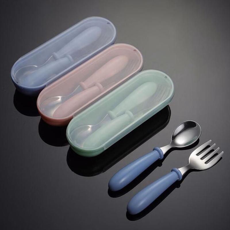 Stainless Steel Baby Spoon and Fork Set