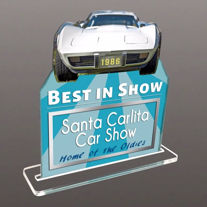 Custom Desk Plaques with slotted base