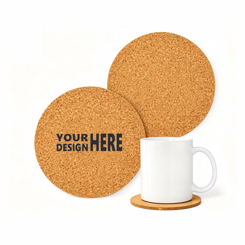 Cork Coasters Round