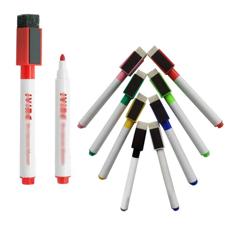 Whiteboard Marker Pen With Magnet Eraser Brush 1