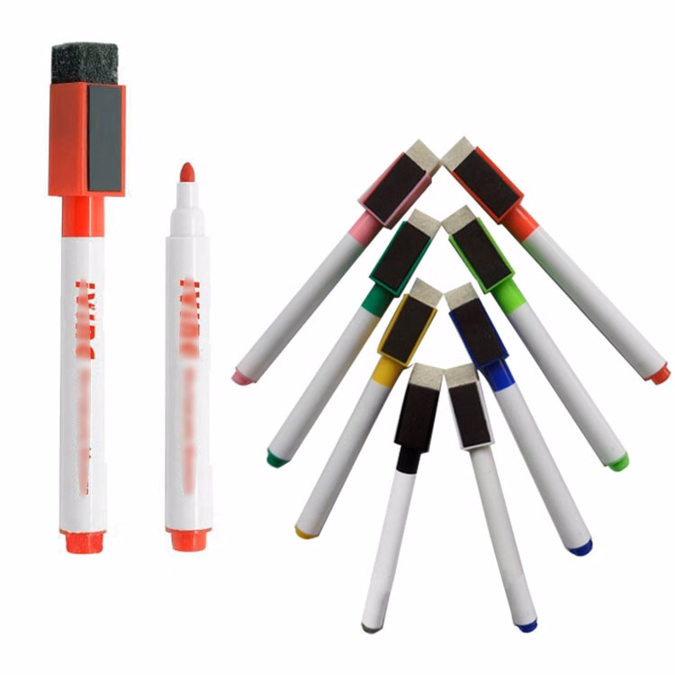 Whiteboard Marker Pen With Magnet Eraser Brush