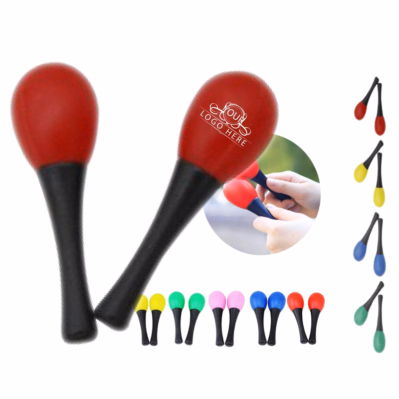Plastic Hand-Held Sand Hammer/Maraca