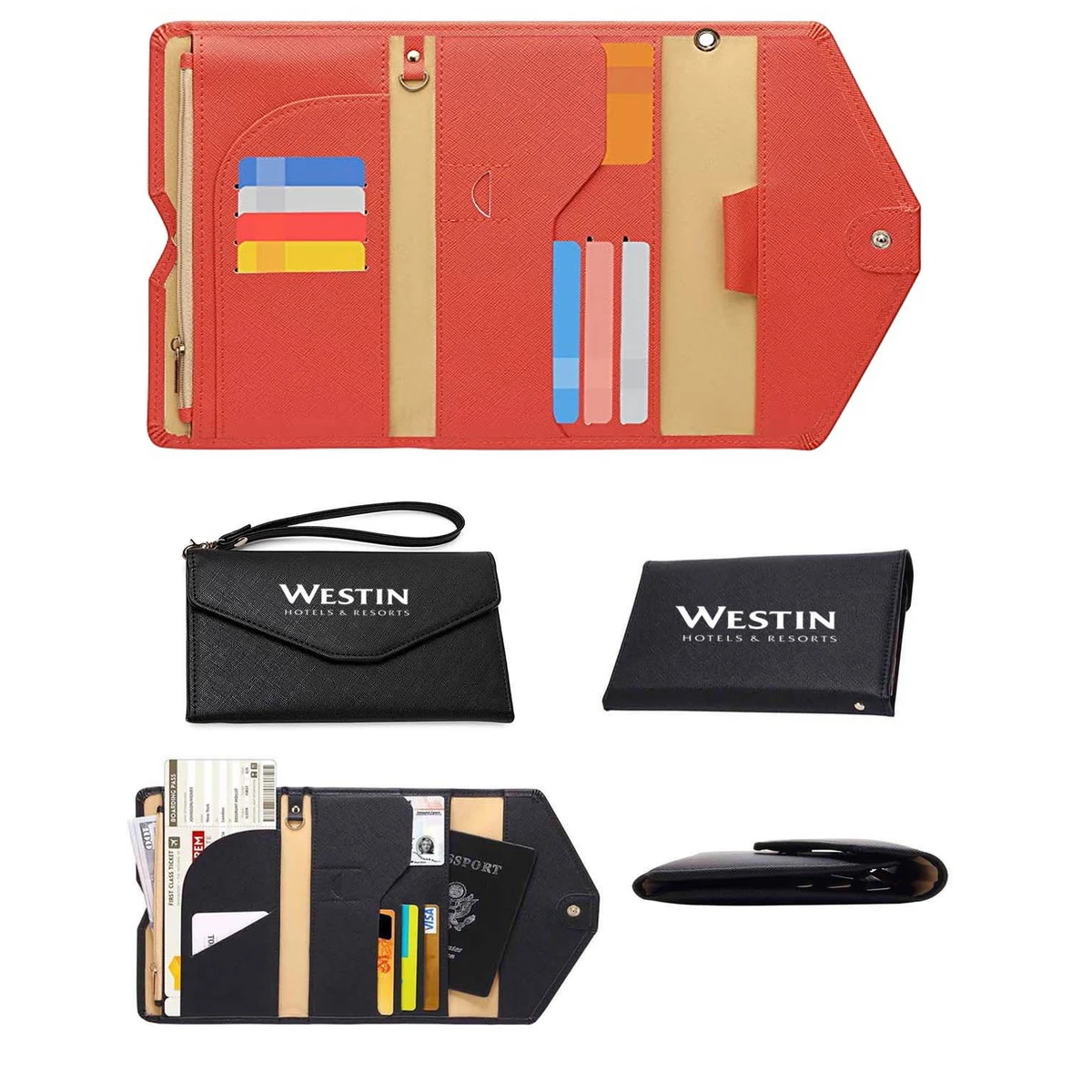 iBank ® Multi-Purpose RFID Blocking Passport Holder Travel Wallet 1