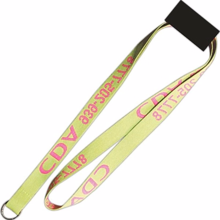 Polyester Woven Lanyard 36"x1/2" with Split Ring