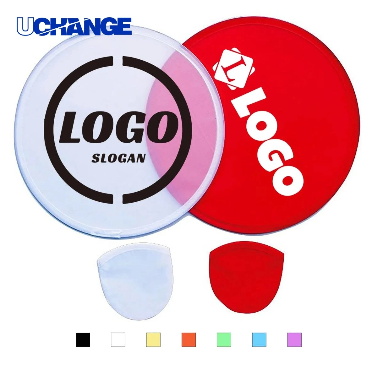 Customizable Portable Foldable Colorful Flying Disk 1