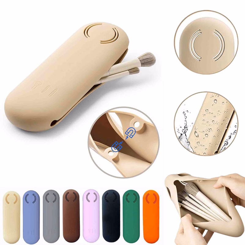 Magnetic Silicone Makeup Brush Holder