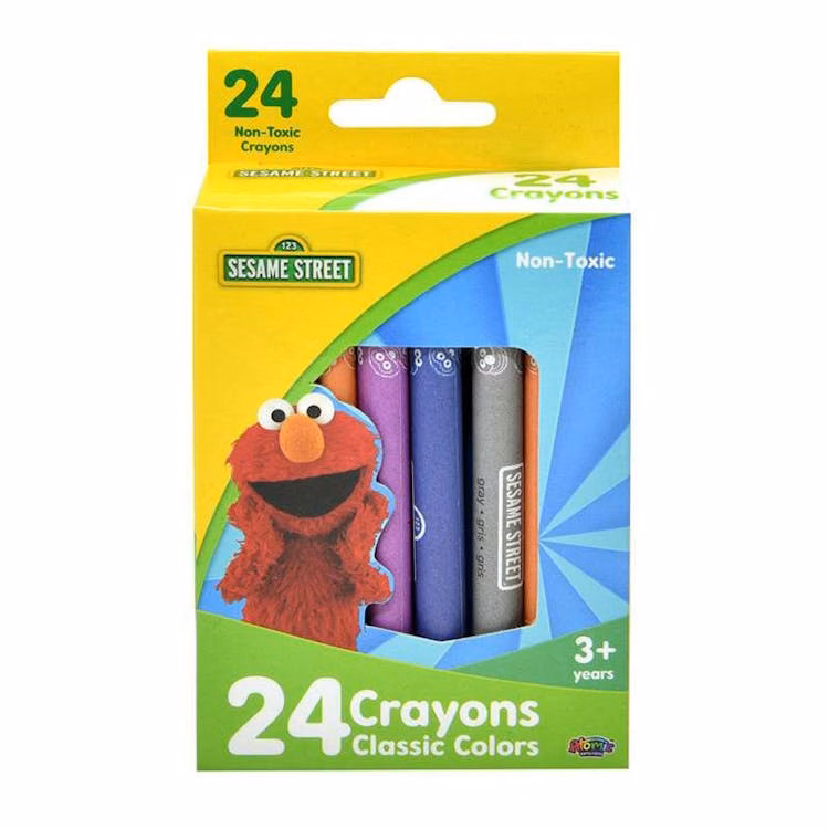 Sesame Street Crayons - 24 Count