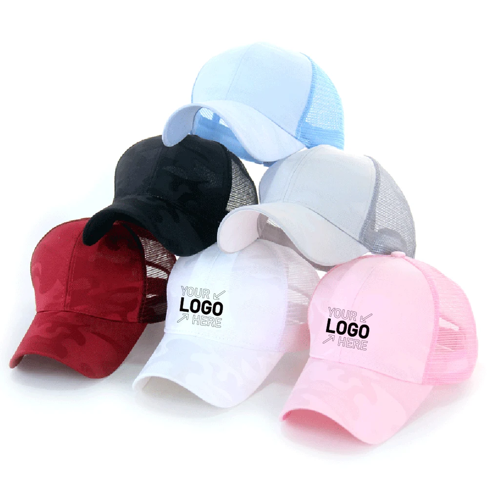 Camouflage Ponytail Baseball Cap 1