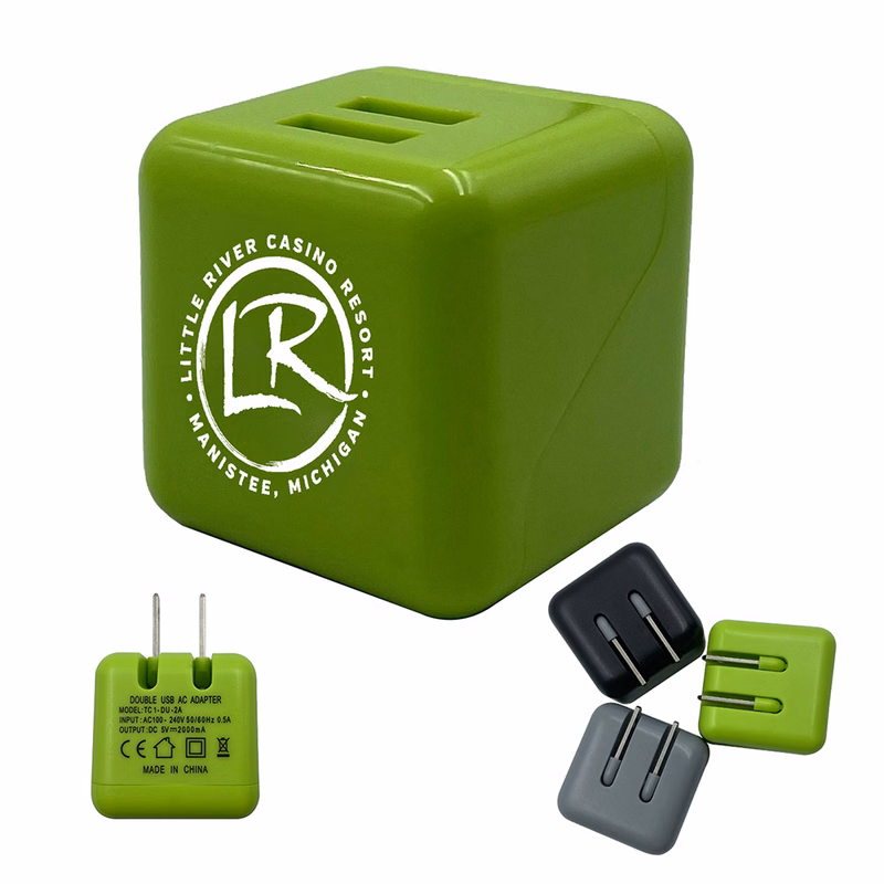 Double USB AC Adapter