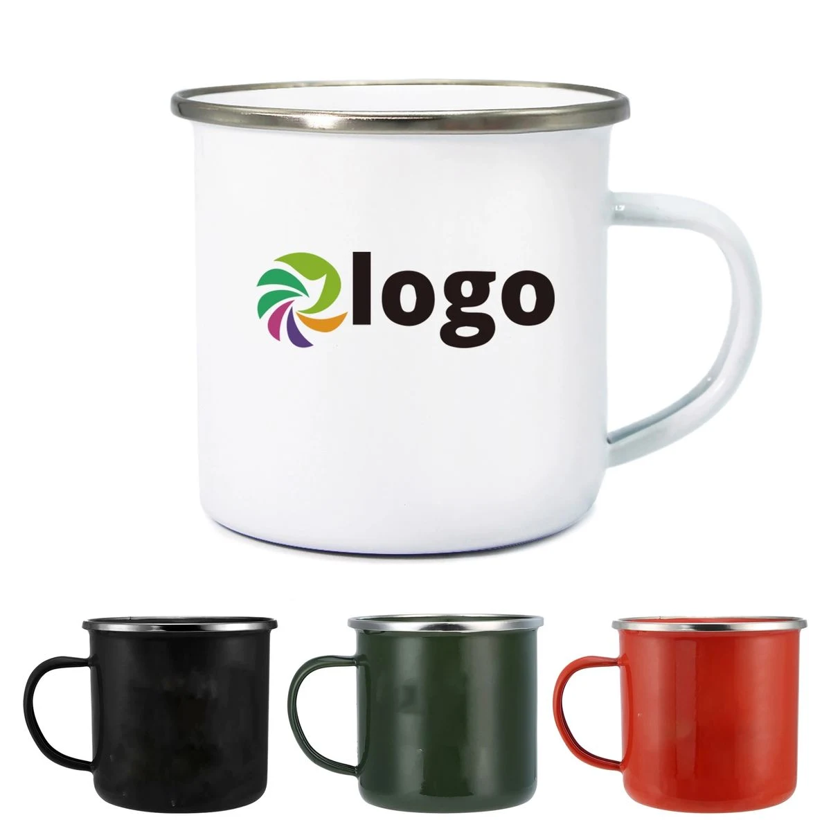 12Oz Enamel Camping Mug 1