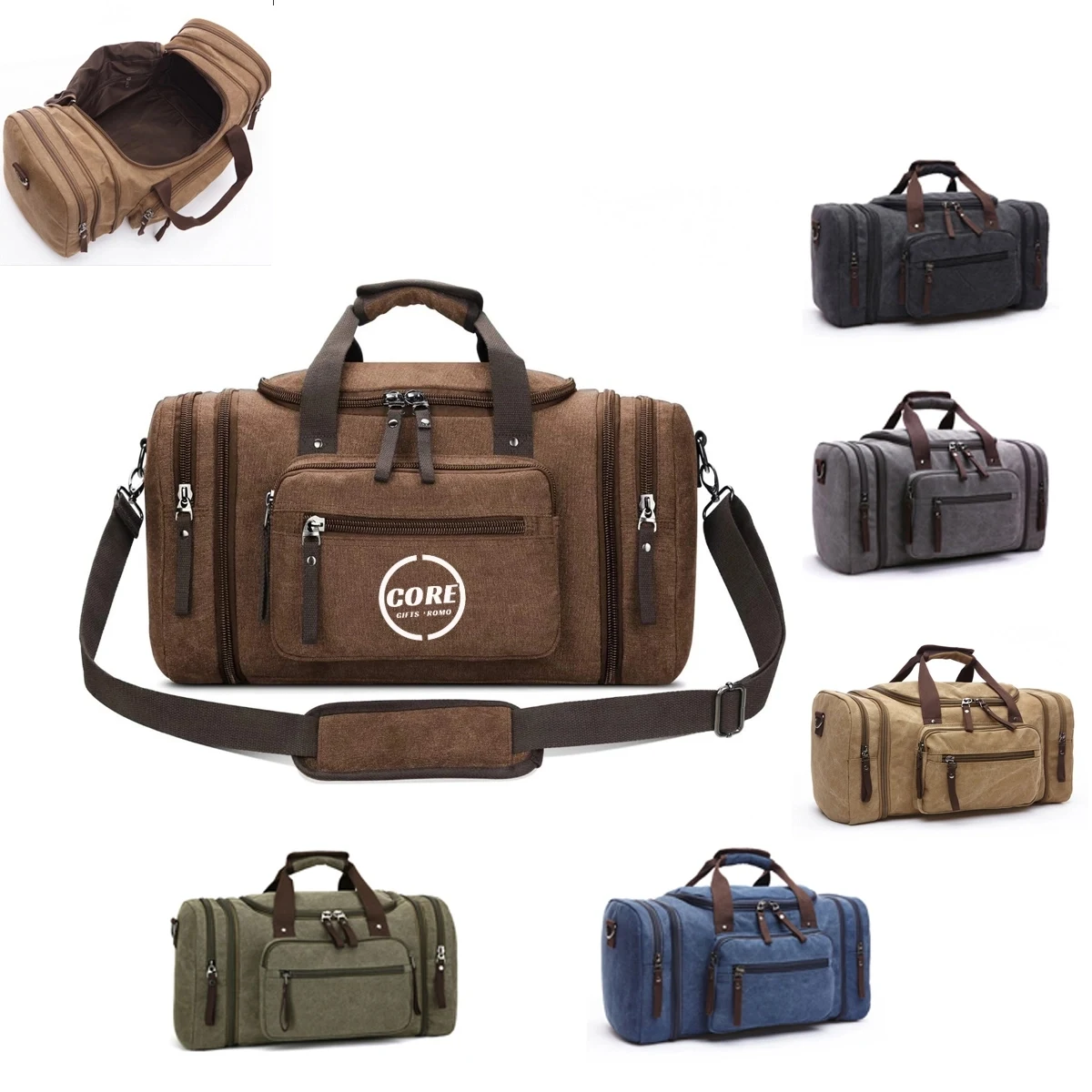Canvas Travel Duffel Bag 1